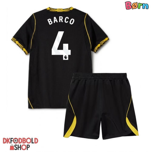 Chelsea Valentin Barco #4 Udebanesæt Børn 2026-27 Kort ærmer (+ korte bukser)